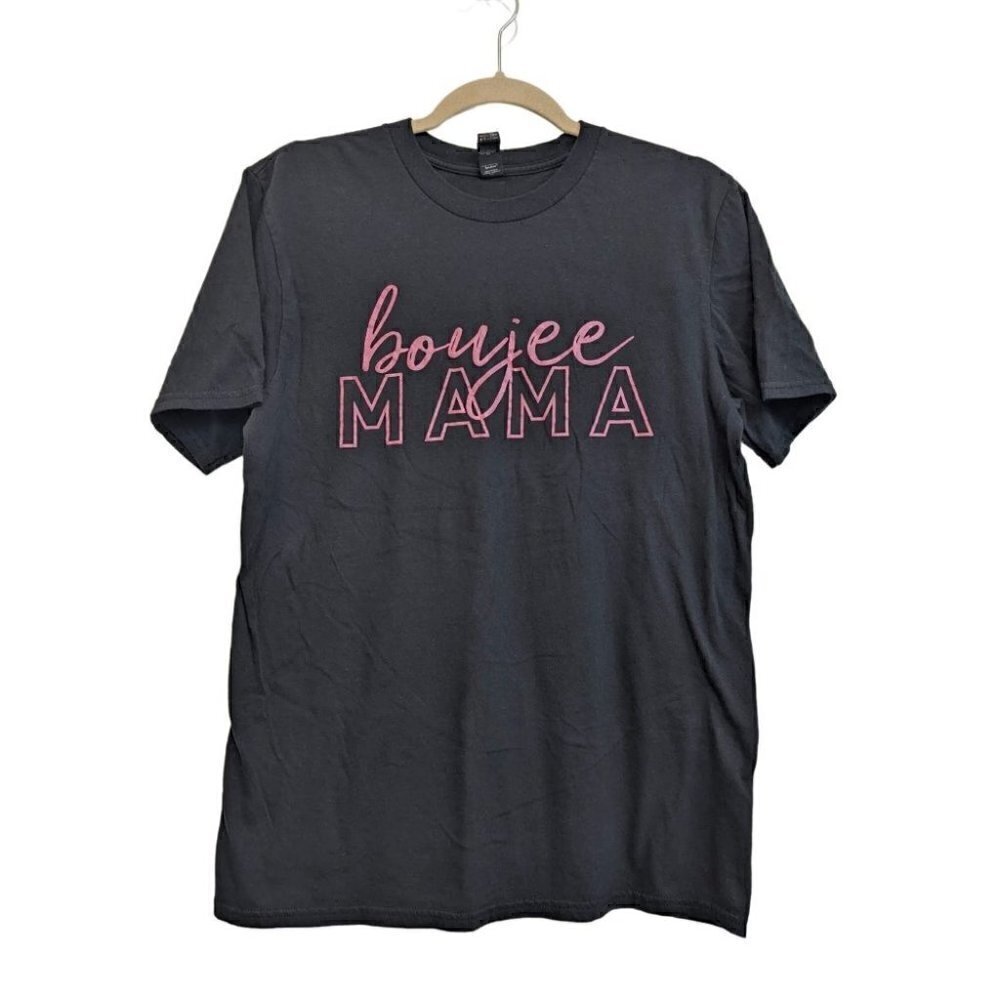 Boujee MAMA Black T-Shirt Womens Medium